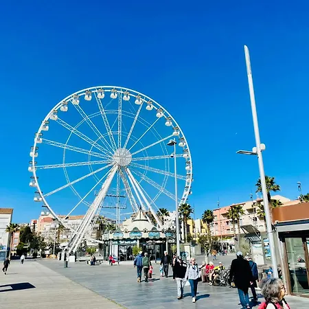 Cap D'agde Studio Vue Et Acces Mer Parking Calme Lägenhet Agde