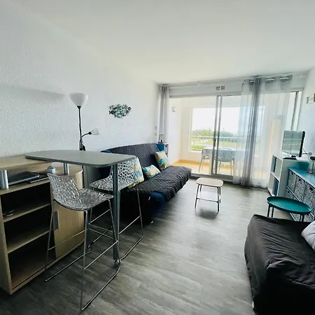 Cap D'agde Studio Vue Et Acces Mer Parking Calme Lägenhet *