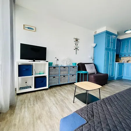 Cap D'agde Studio Vue Et Acces Mer Parking Calme Lägenhet